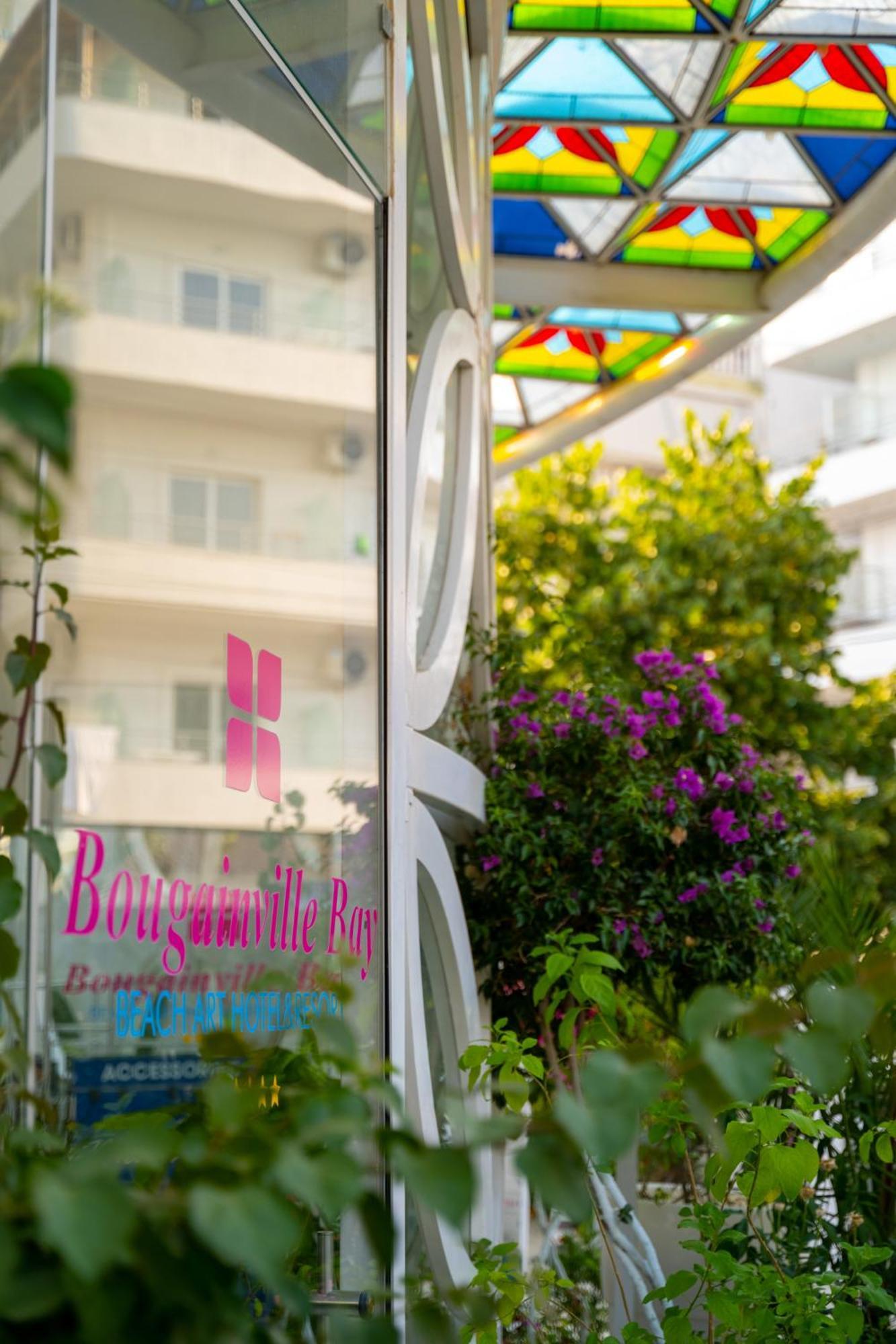 Bougainville Bay Hotel Sarande Exterior photo Entrance to the hotel